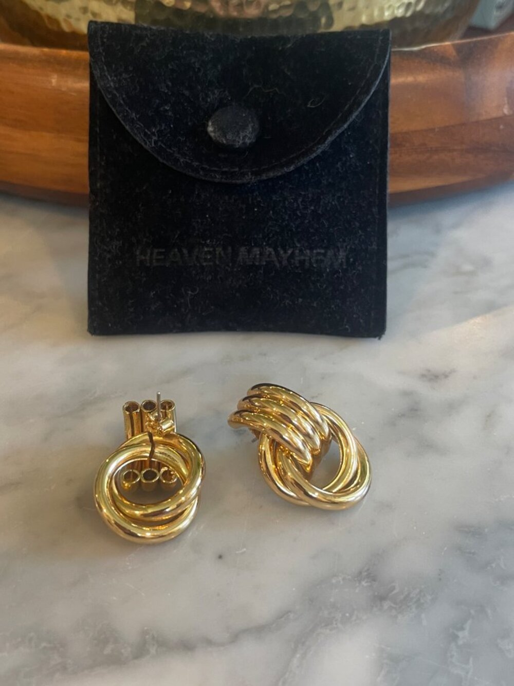 Heaven Mayhem Knot Earrings - Picture 7 of 7